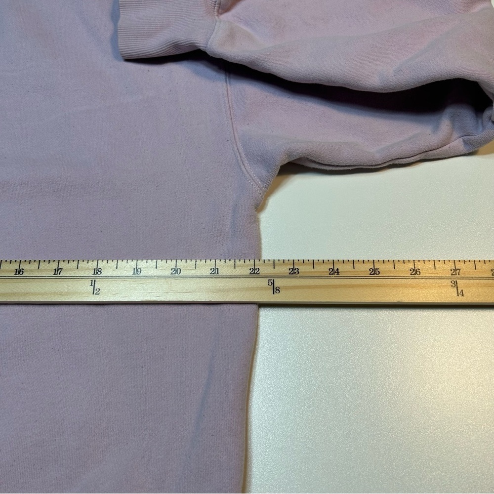 Tna Aritzia Cozy Fleece Boyfriend Crewneck Sweatshirt Lilac Fog Purple - Picture 5 of 6